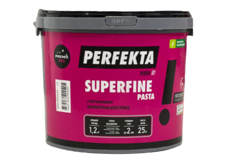 PERFEKTA SUPERFINE PASTA суперфинишная полимерная шпатлевка